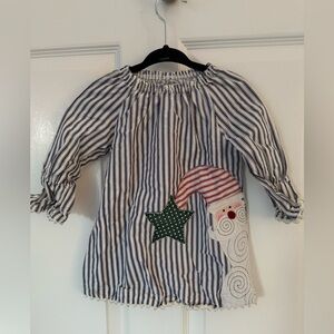 Mudpie 9/12m Santa dress